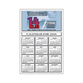 20 Mil Rectangle w/ Rounded Corners Large Size Calendar Magnet w/ Individua
